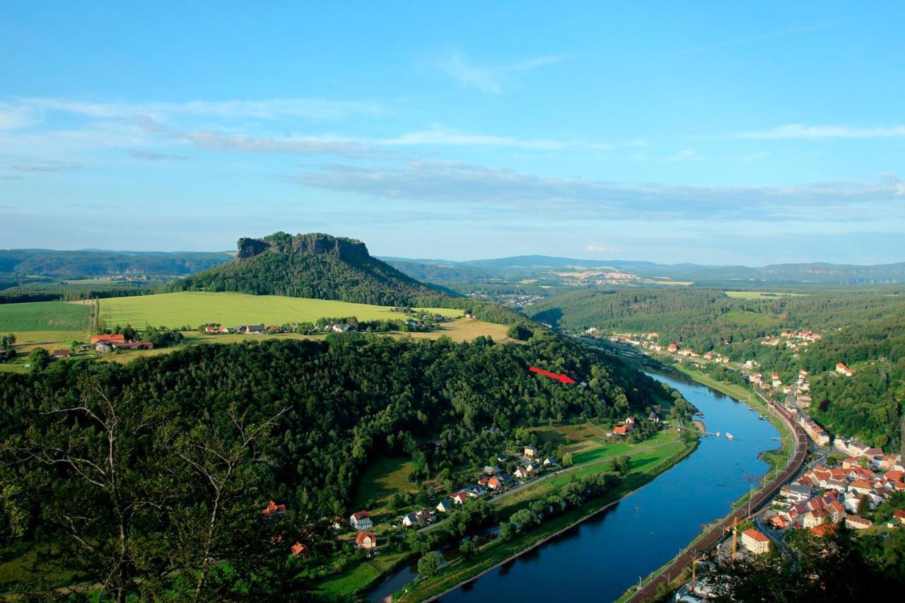 Luxusboofe - Ferienhaus Am Lilienstein Königstein an der Elbe Dış mekan fotoğraf