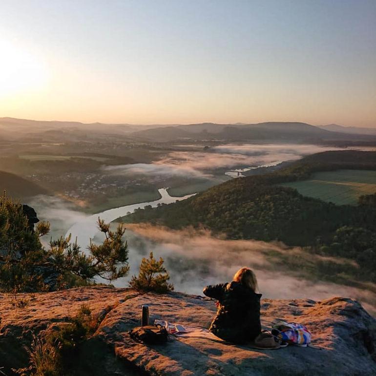 Luxusboofe - Ferienhaus Am Lilienstein Königstein an der Elbe Dış mekan fotoğraf
